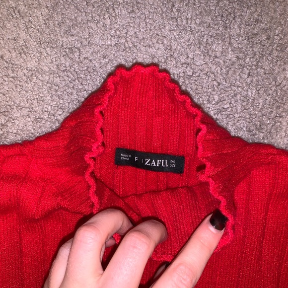 Red Women’s Sweater - Picture 2 of 3
